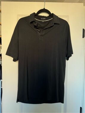 Asher Black Men's Polo Shirt - Classic Short Sleeve